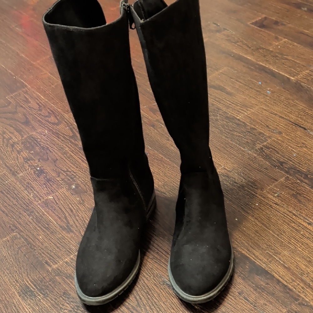 Cat & Jack Black Kids Boots
